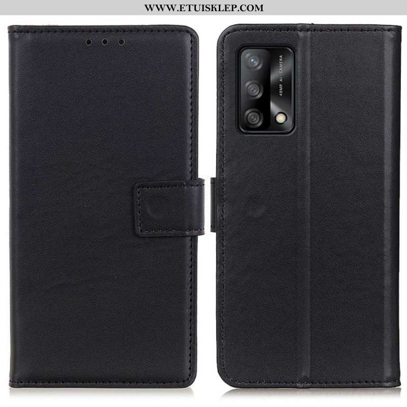 Etui Folio do Oppo A74 4G Zwykła Sztuczna Skóra